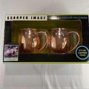 Sharper Image Copper Moscow Mule Mugs set of 2